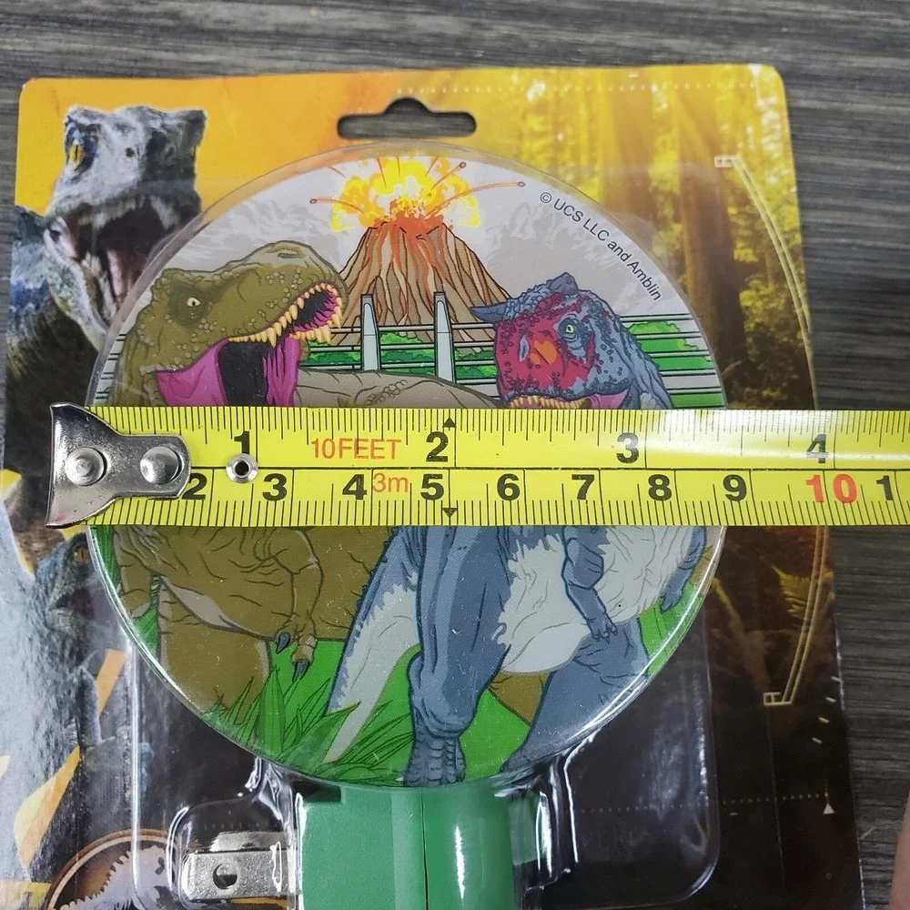 Lot Of 2 LED Plug-in Night Light Jurassic World Park Dinosaurs‎ Erupting Volcano